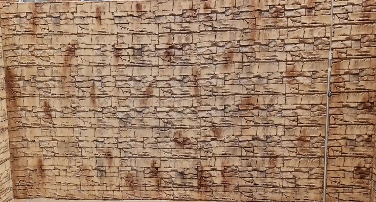 Hormigón impreso vertical en Asturias